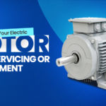 Electric motor servicing and maintenance